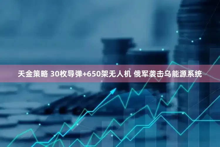 天金策略 30枚导弹+650架无人机 俄军袭击乌能源系统